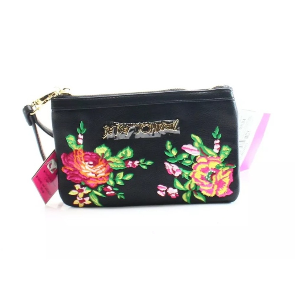 NWT BETSEY JOHNSON EMBROIDERED CROSSBODY